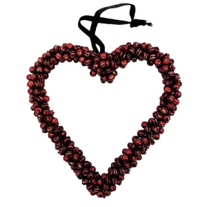 Jingling Bells Heart-Shaped Wall-Hanging