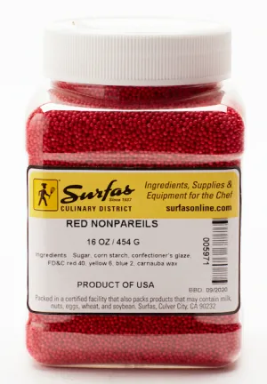 Red Nonpareils 1lb